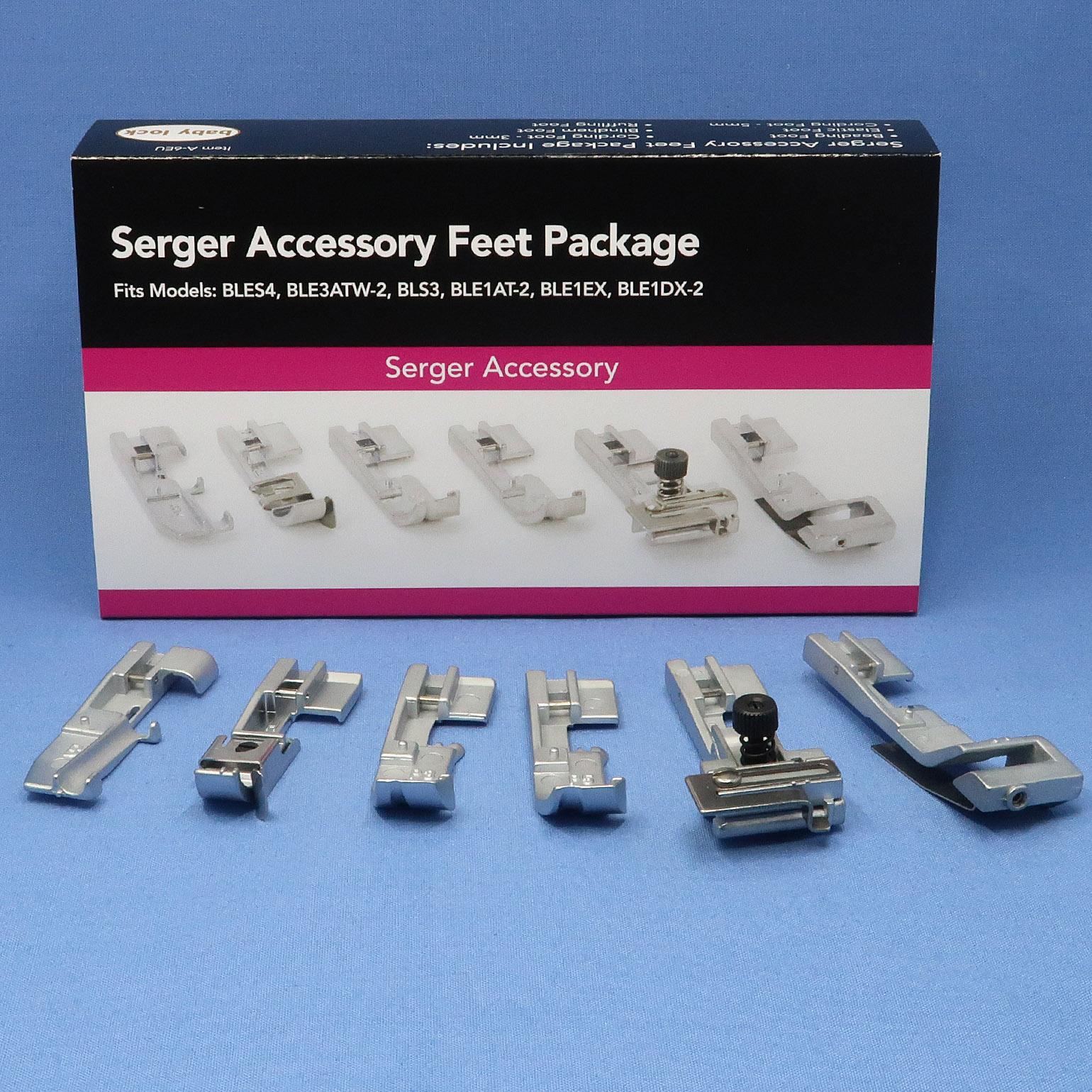 6 Pack of Accessory Feet (4-Thread Machines)
