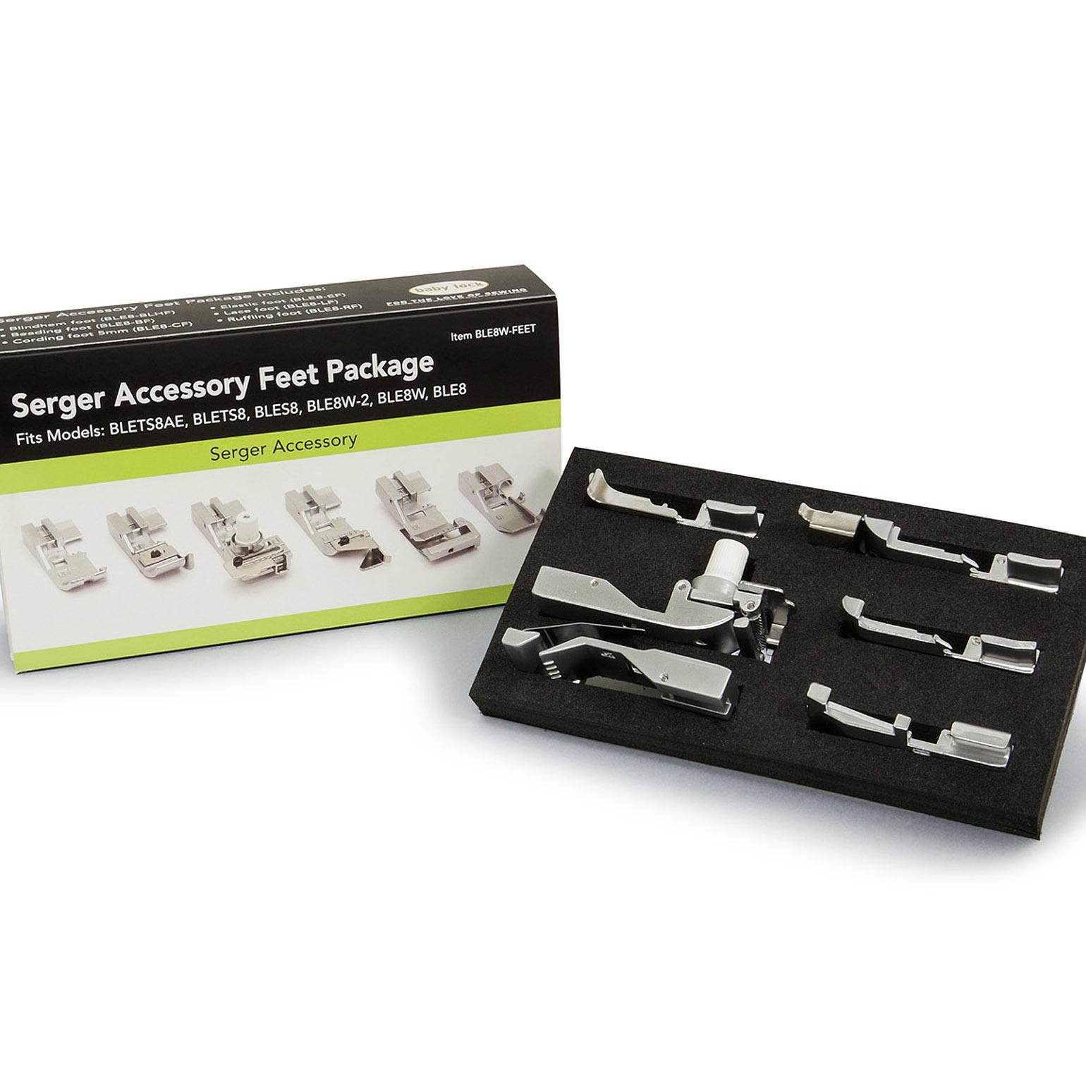 6 Pack of Accessory Feet (8-Thread Machines)
