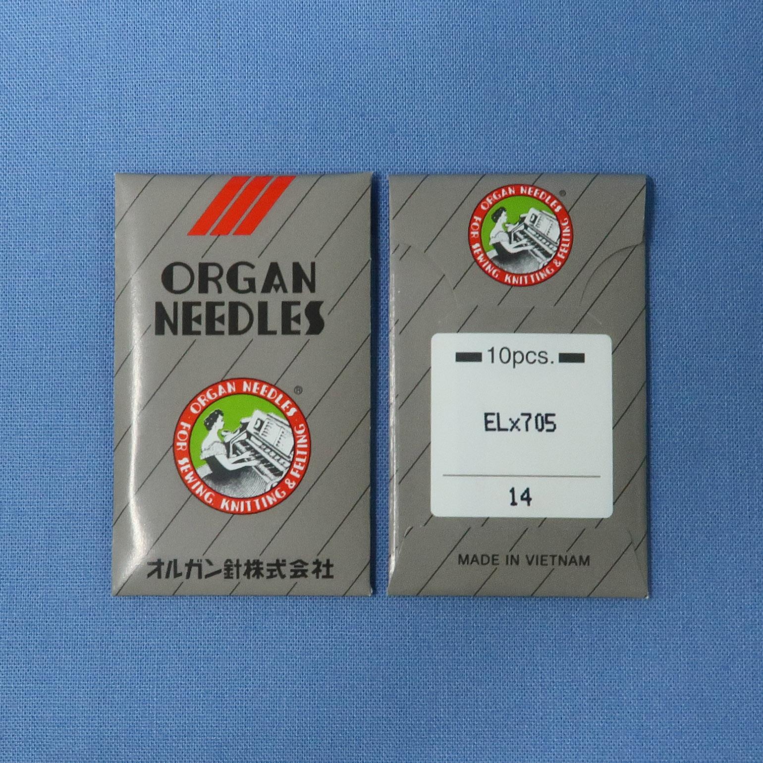 Organ Needles ELx705 Size: 14 (8-Thread, Euphoria & Coverstitch)