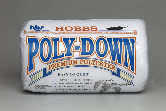 Hobbs Poly-Down Premium Polyester Batting - Queen 